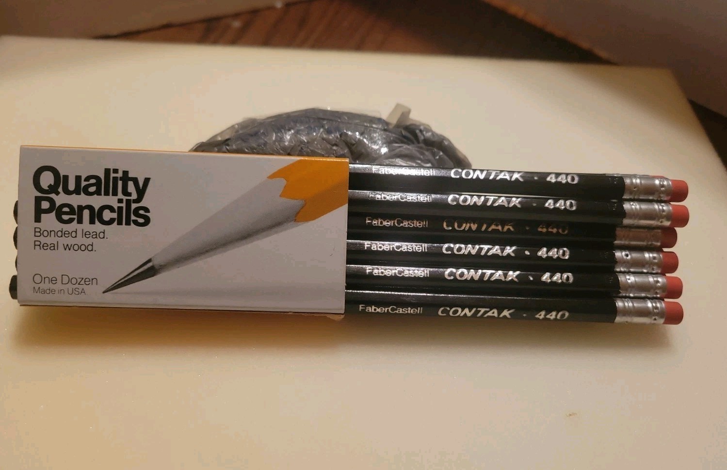 12 Vintage 1980s Faber Castell CONTAK 440 Electrographic Pencils  Made In USA 