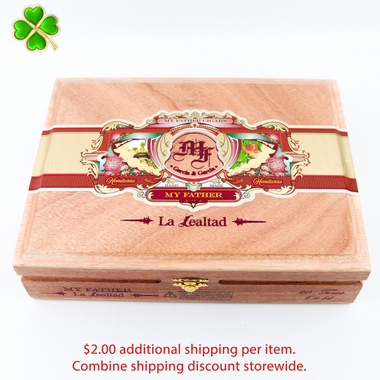 My Father Cigars Toro La Lealtad Empty Wood Cigar Box 9.75\