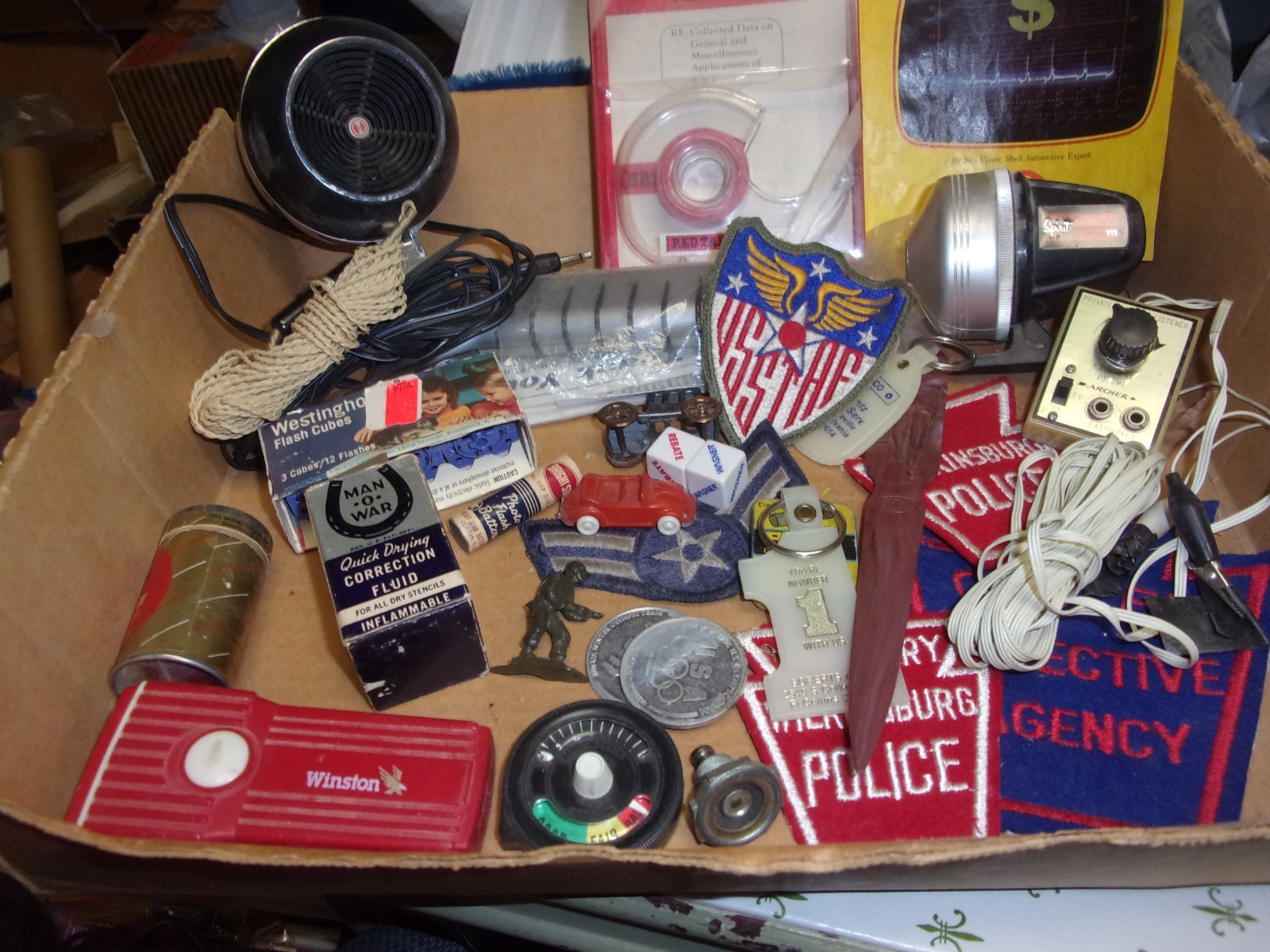 Vintage junk drawer clean out Vintage junk drawer clean out