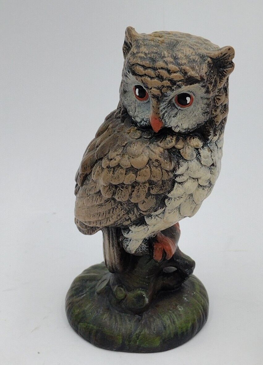 Vintage Ceramic Owl Figurie 5 in. 
