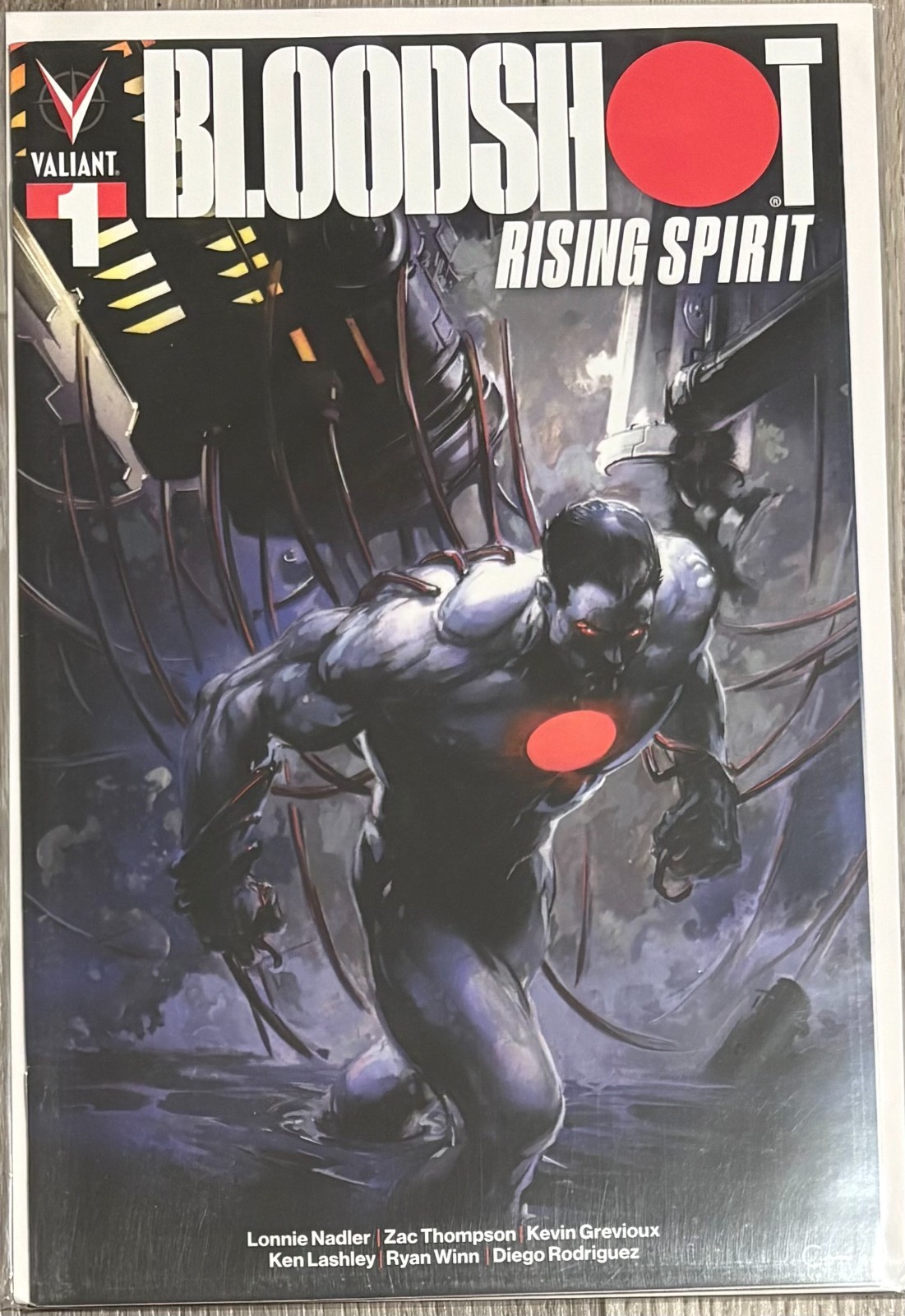 BLOODSHOT RISING SPIRIT #1 CLAYTON CRAIN VARIANT COVER LTD RARE VALIANT COMICS