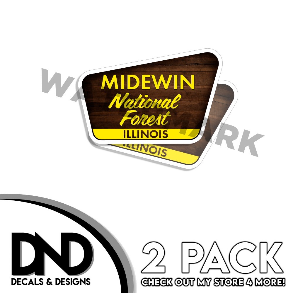 Midewin National Forest Illinois Decal 4\