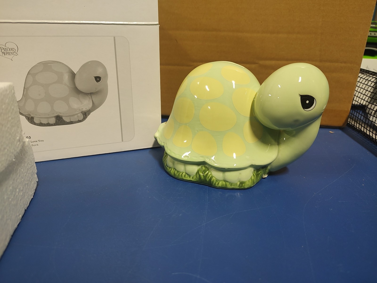 Precious Moments Turtle Bank | Turtle-y Love You Ceramic Bank Nursery Decor 