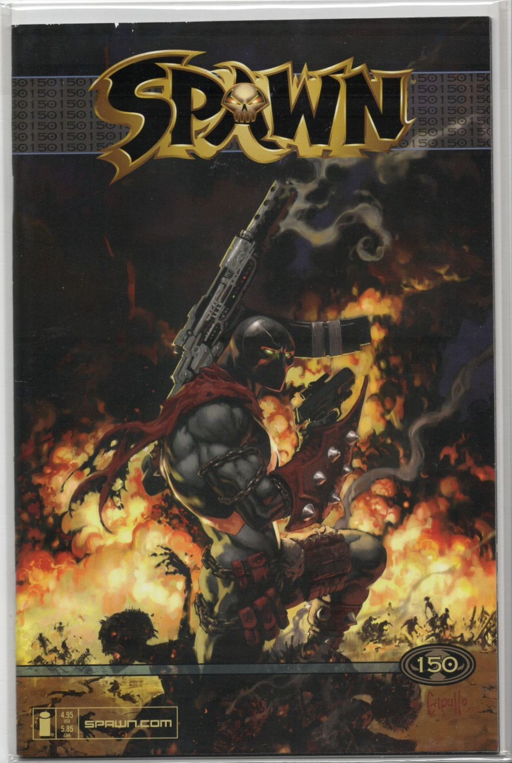 Spawn #150 Cover A (2005 Image) Greg Capullo Cover Random Patterns Part3