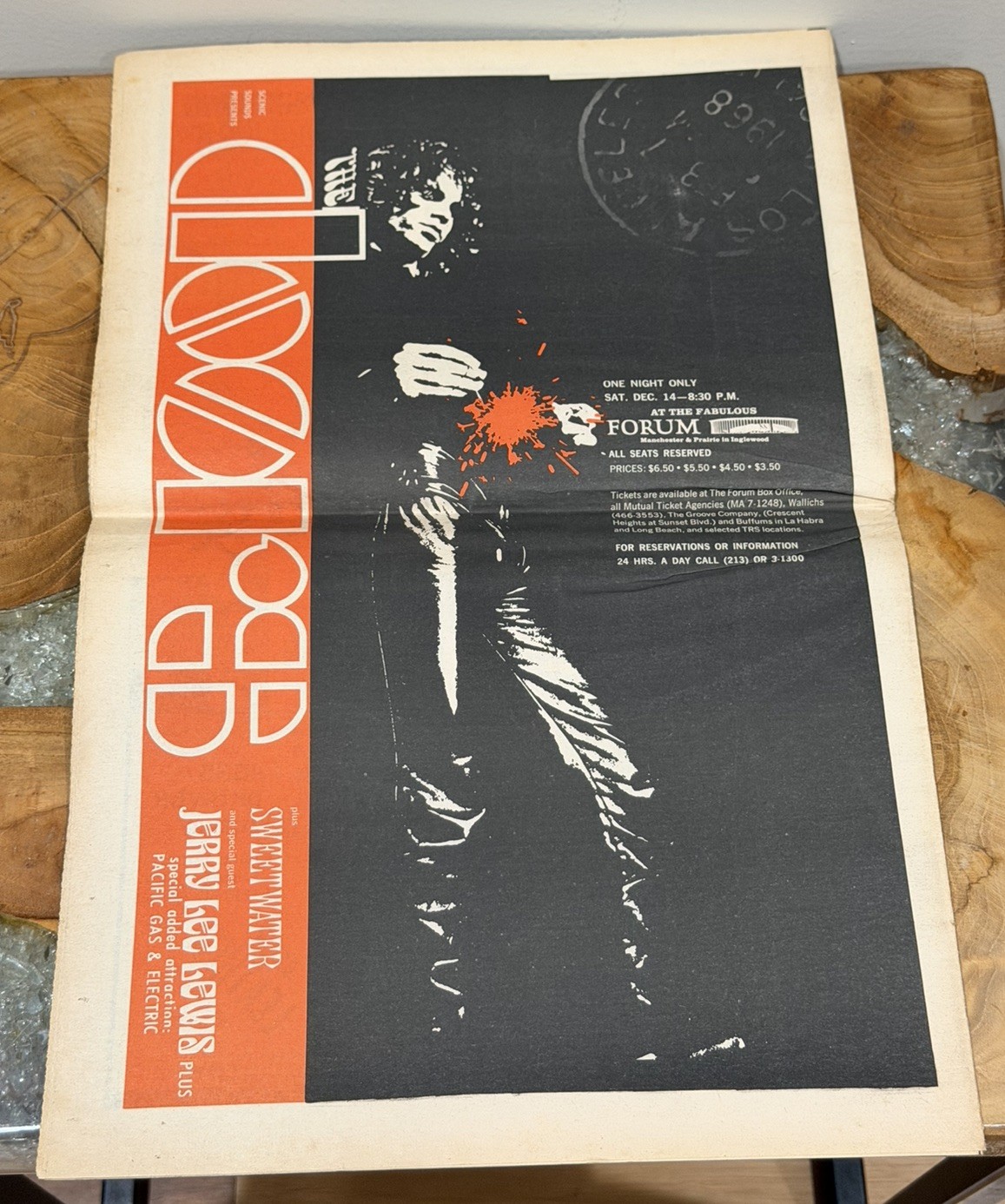 1968 Los Angeles Free Press :  Bob Dylan Interview  / The Doors live