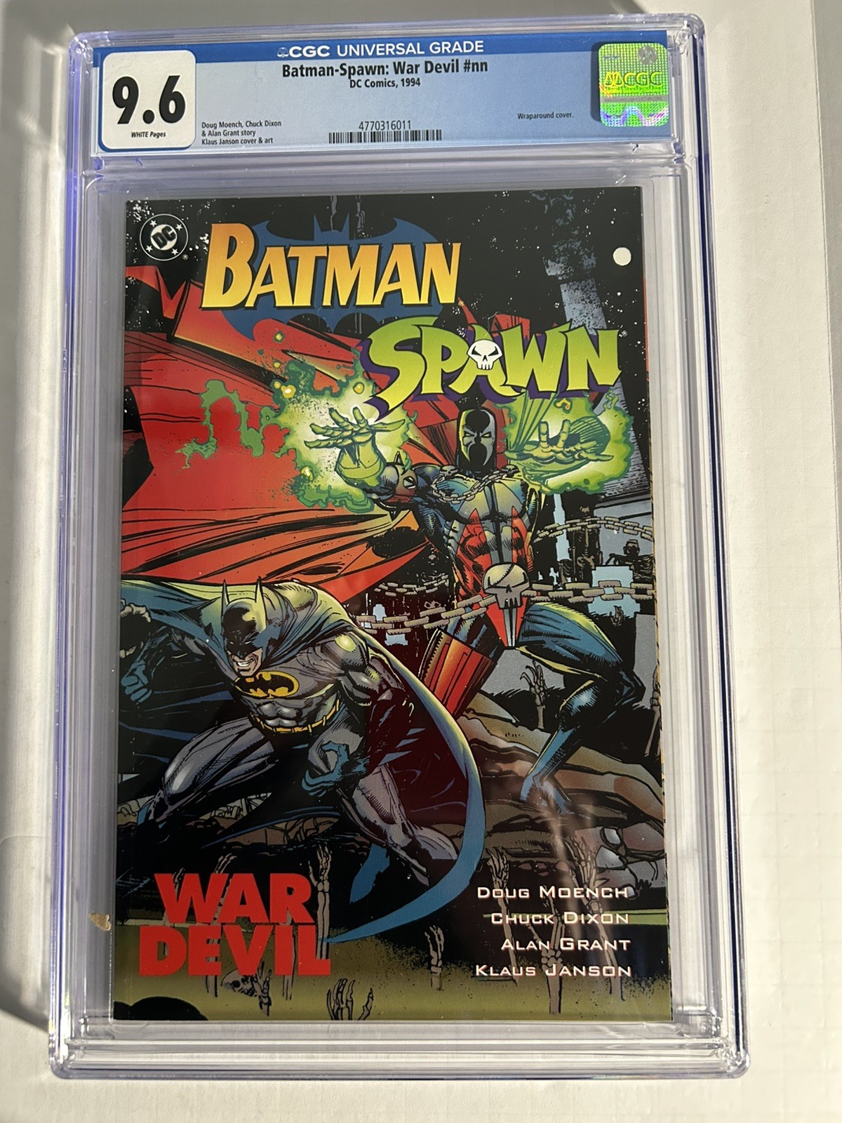 Batman Spawn War Devil 1 CGC 9.6 NM+ DC Image McFarlane See Description 