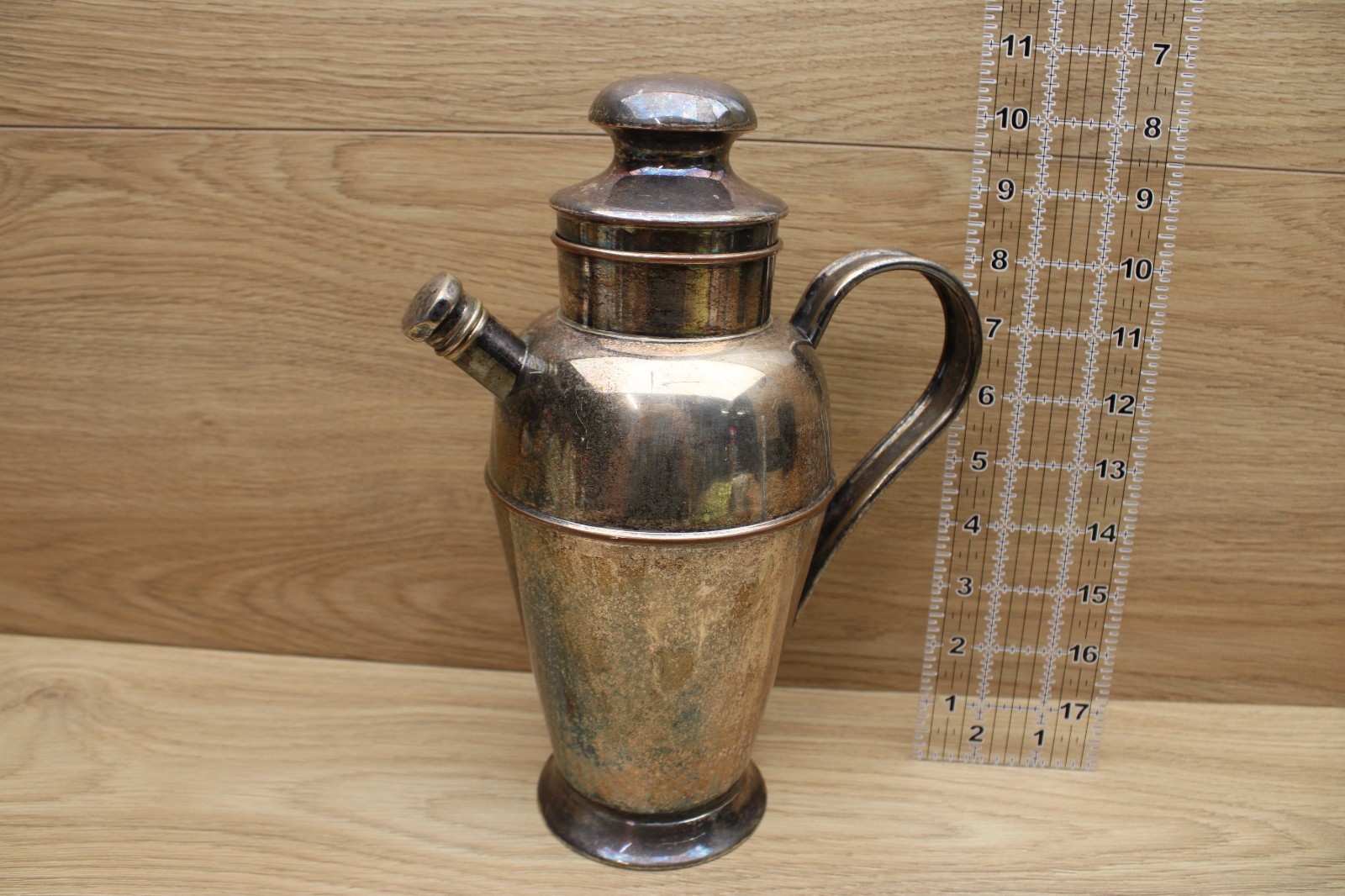Vintage Bernard Rice\'s Sons Apollo E.P.C. Silverplate Cocktail Shaker 8101/1