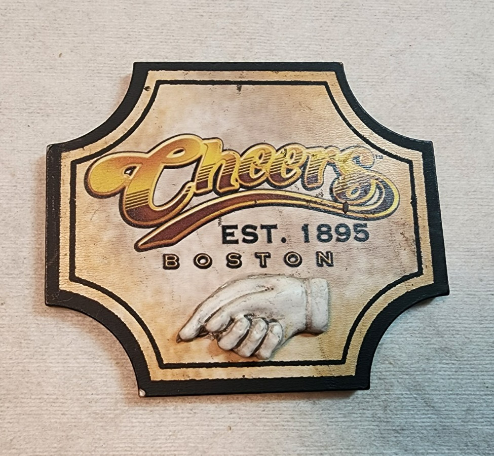VINTAGE CHEERS Boston EST. 1895 Refrigerator Fridge magnet VINTAGE CHEERS Boston EST. 1895 Refrigerator Fridge magnet