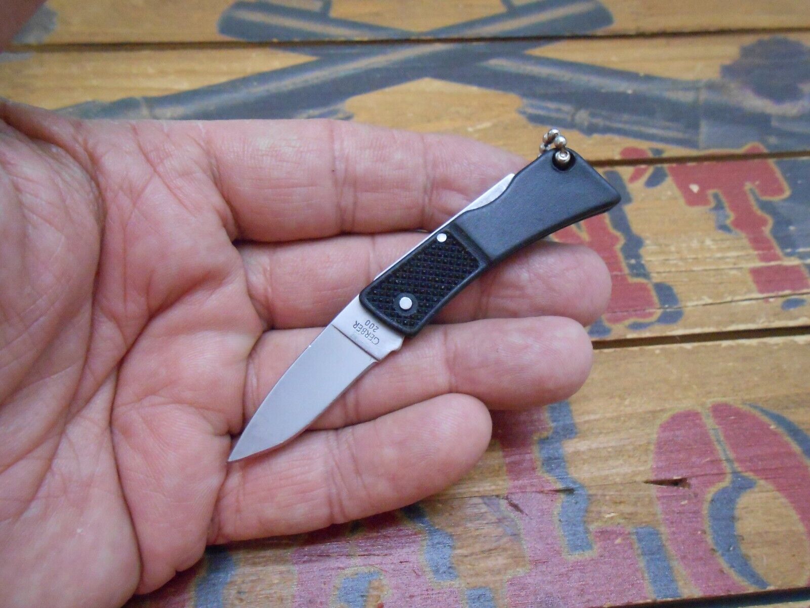 Gerber Micro LST 200 Pocket Knife Lockback Plain Edge Blade Portland Or.