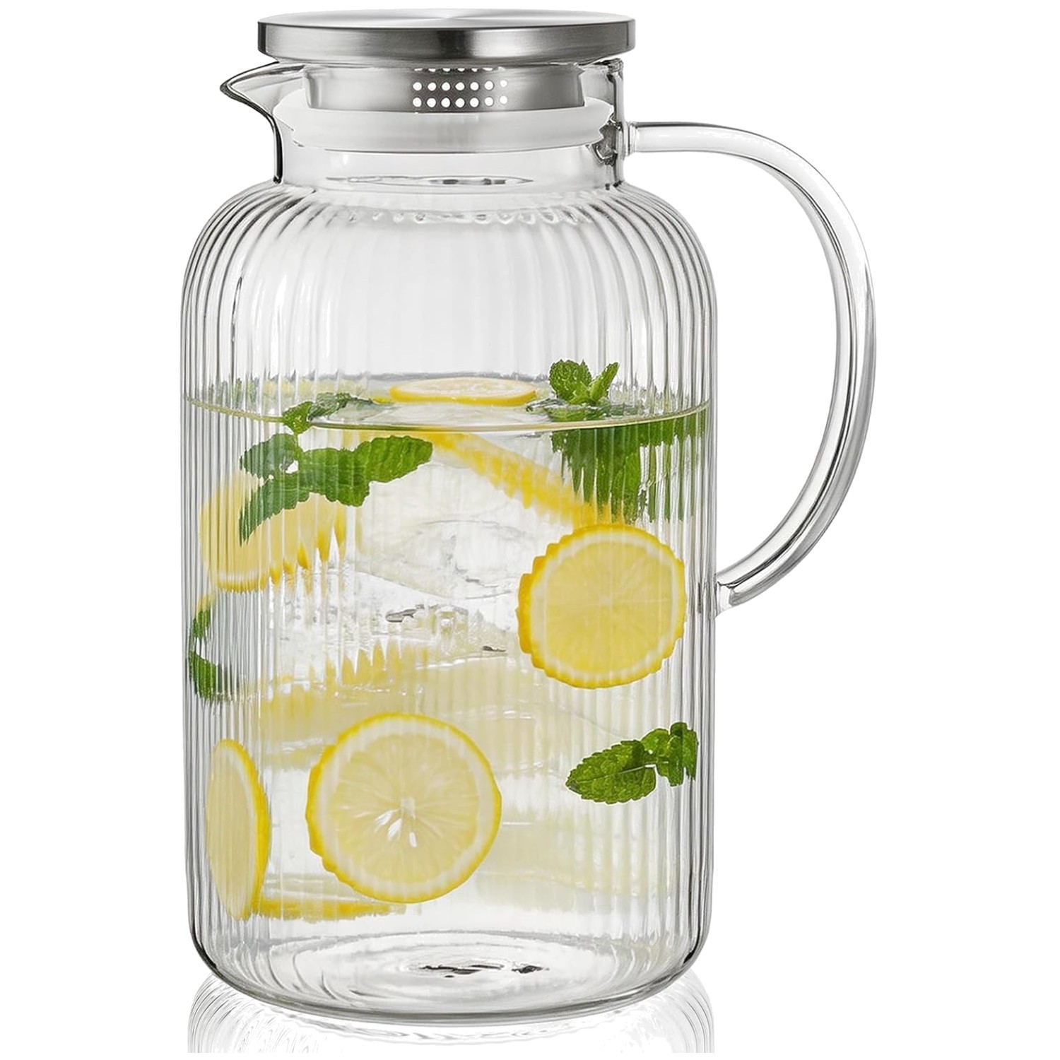 Versatile 1 Gallon Water Pitcher for Fridge - Large Capacity Versatile 1 Gallon Water Pitcher for Fridge - Large Capacity