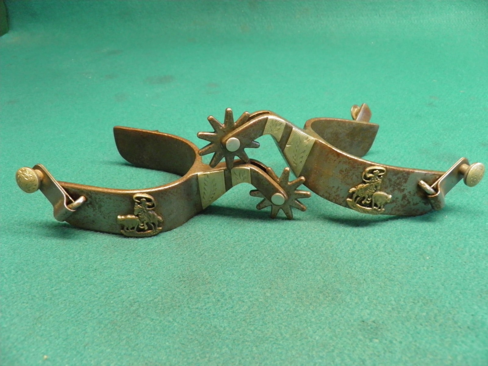 NICE PAIR OF WESTERN COWBOY SPURS