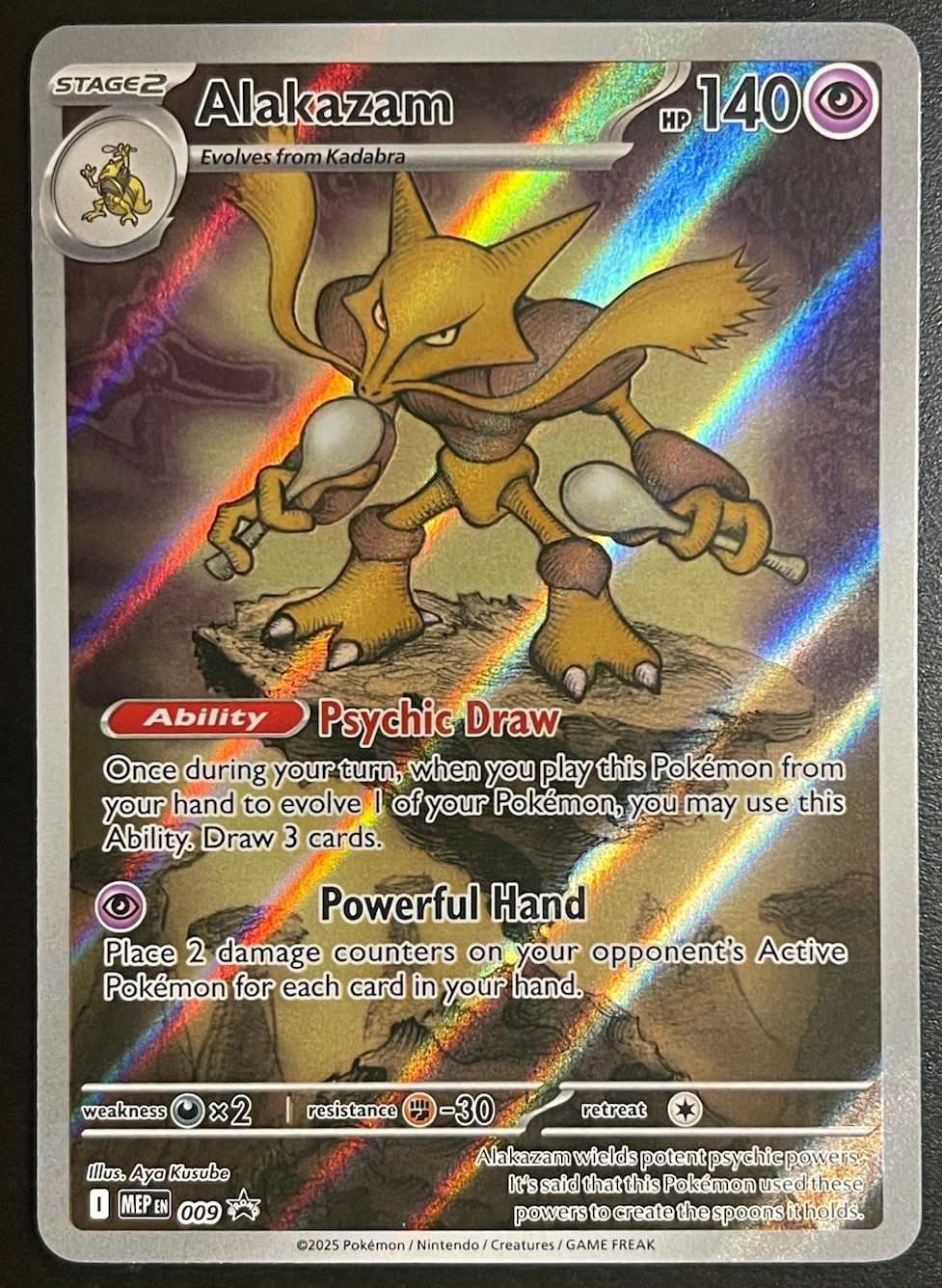 Alakazam MEP #009 Mega Evolution Promo Holo