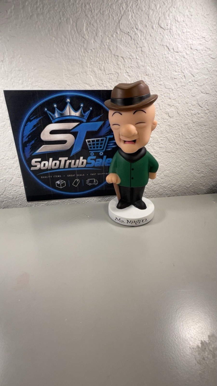 Rare 2002 Funko Mr. Magoo Wacky Wobbler Bobblehead Figure Discontinued