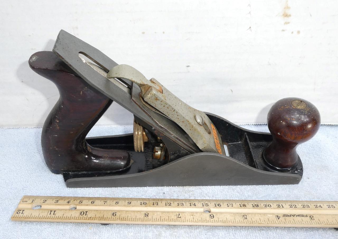 Antique Stanley No. 3 Smooth Plane Woodworking Tool 