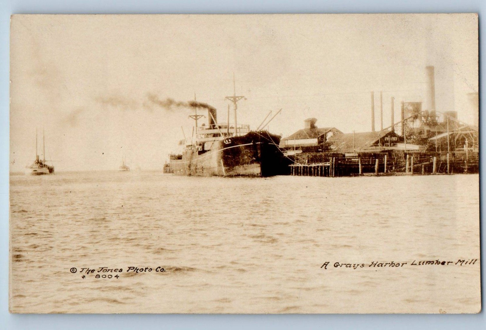 c1910\'s A Grays Harbor Lumber Mill Aberdeen Washington WA RPPC Photo Postcard c1910\'s A Grays Harbor Lumber Mill Aberdeen Washington WA RPPC Photo Postcard