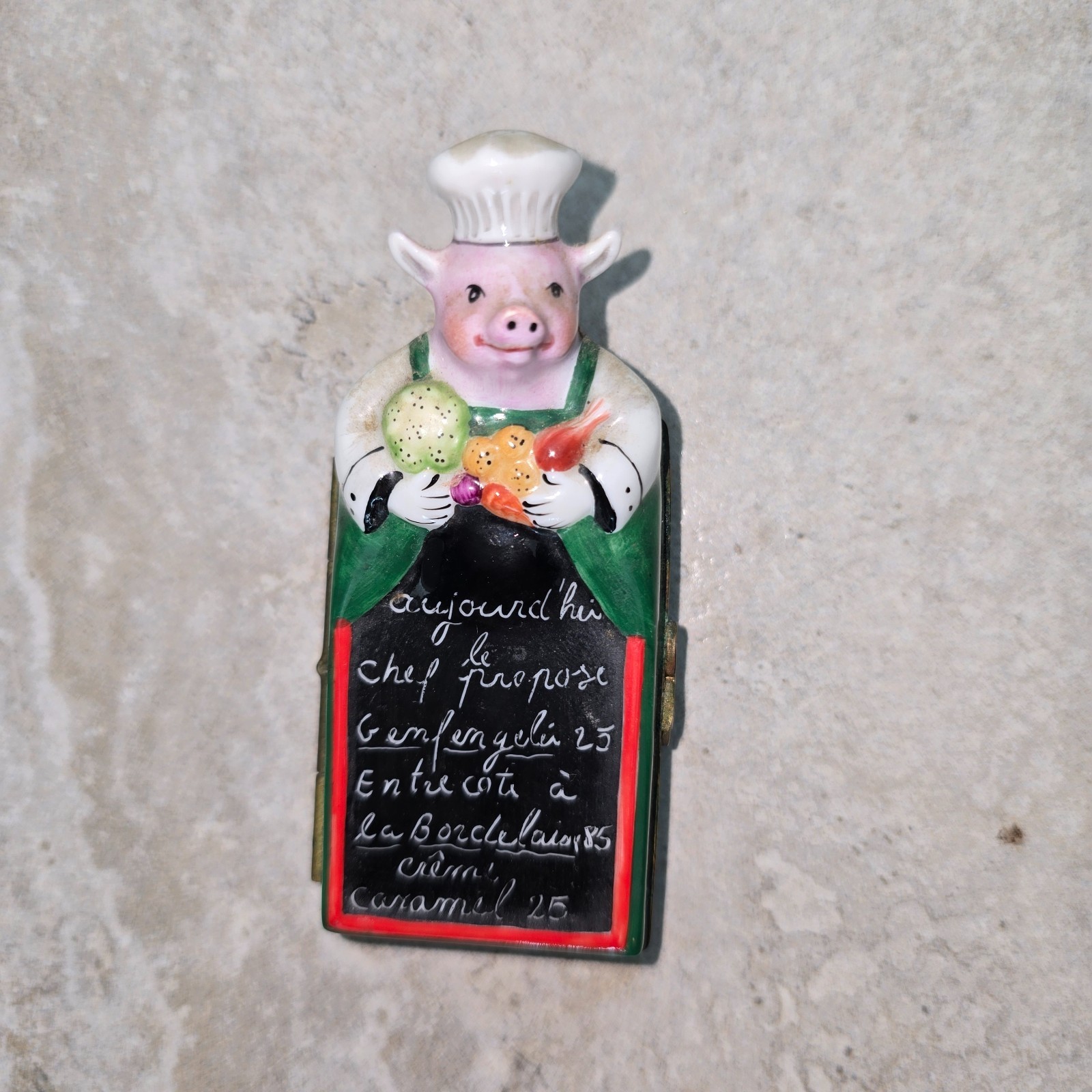 1998 Limoges France Trinket Or Pill Box \