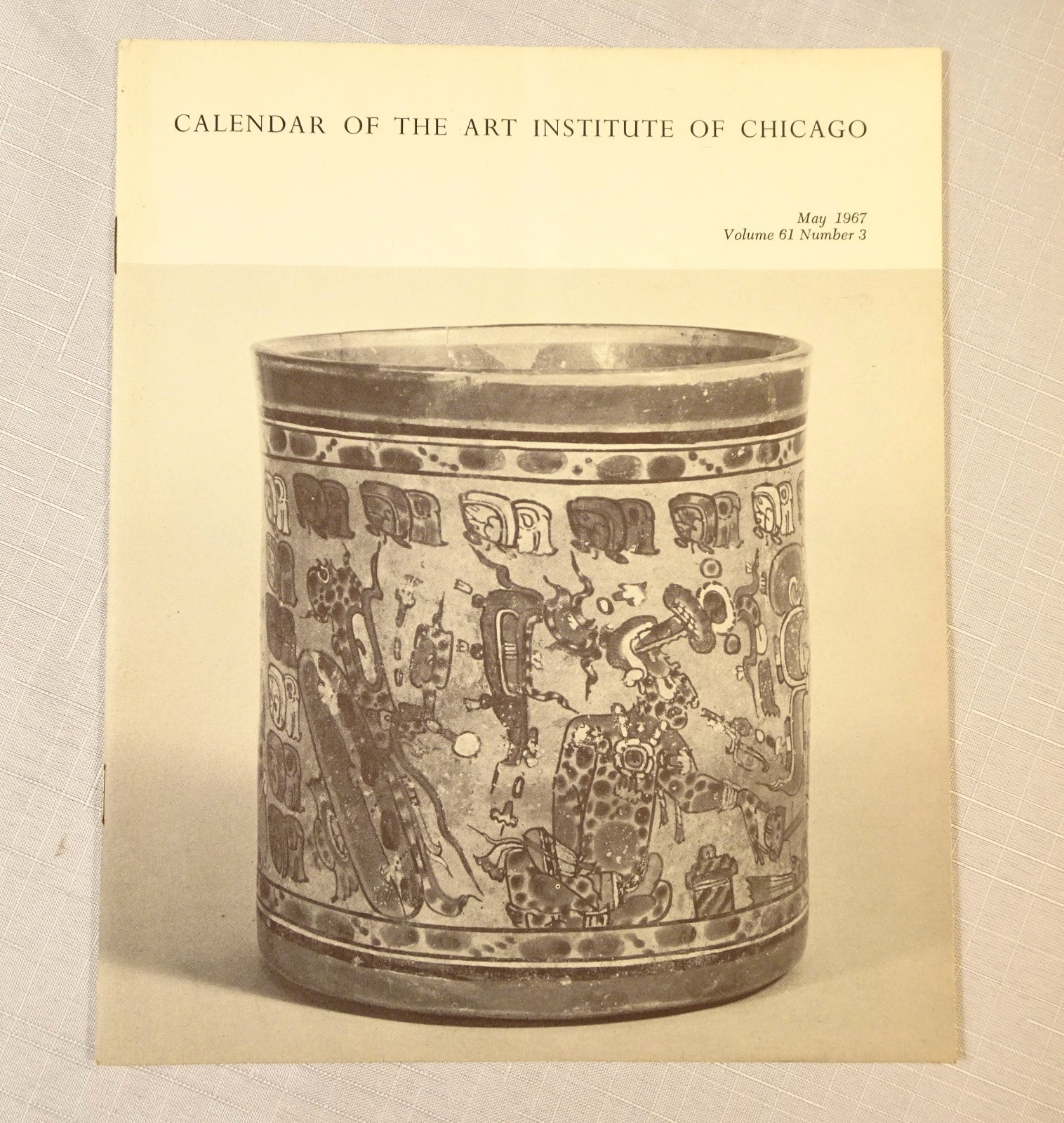 Calendar of the Art Institute of Chicago 1967