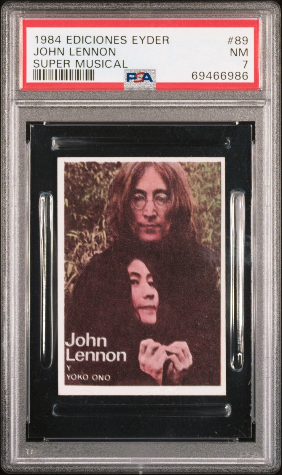 1984 Ediciones Eyder John Lennon Yoko Ono Super Musical PSA 7 Near Mint 🔥 1984 Ediciones Eyder John Lennon Yoko Ono Super Musical PSA 7 Near Mint 🔥