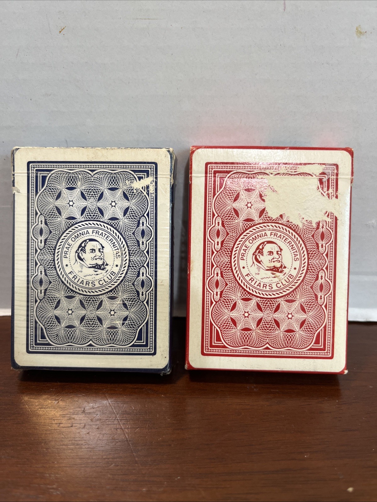 Two Friars Club of California playing cards rare.    “RM”