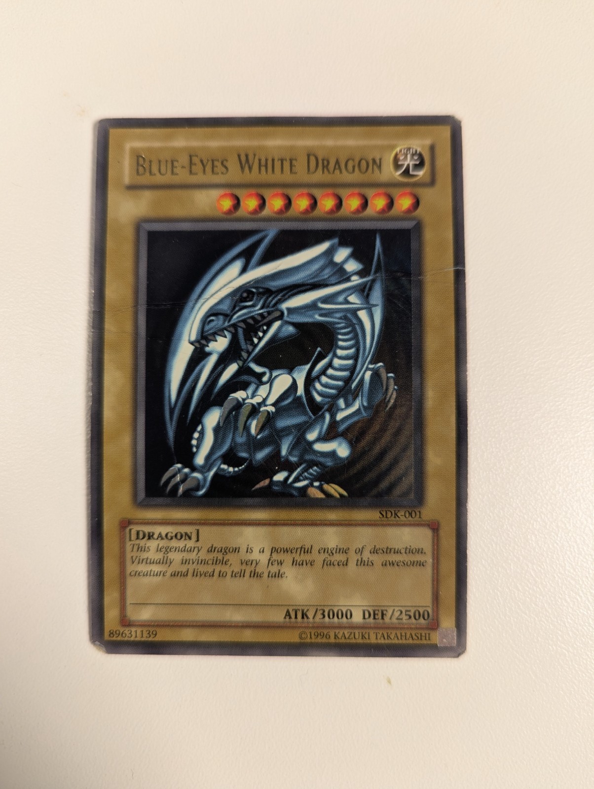 Blue-Eyes White Dragon Yu-Gi-Oh Card