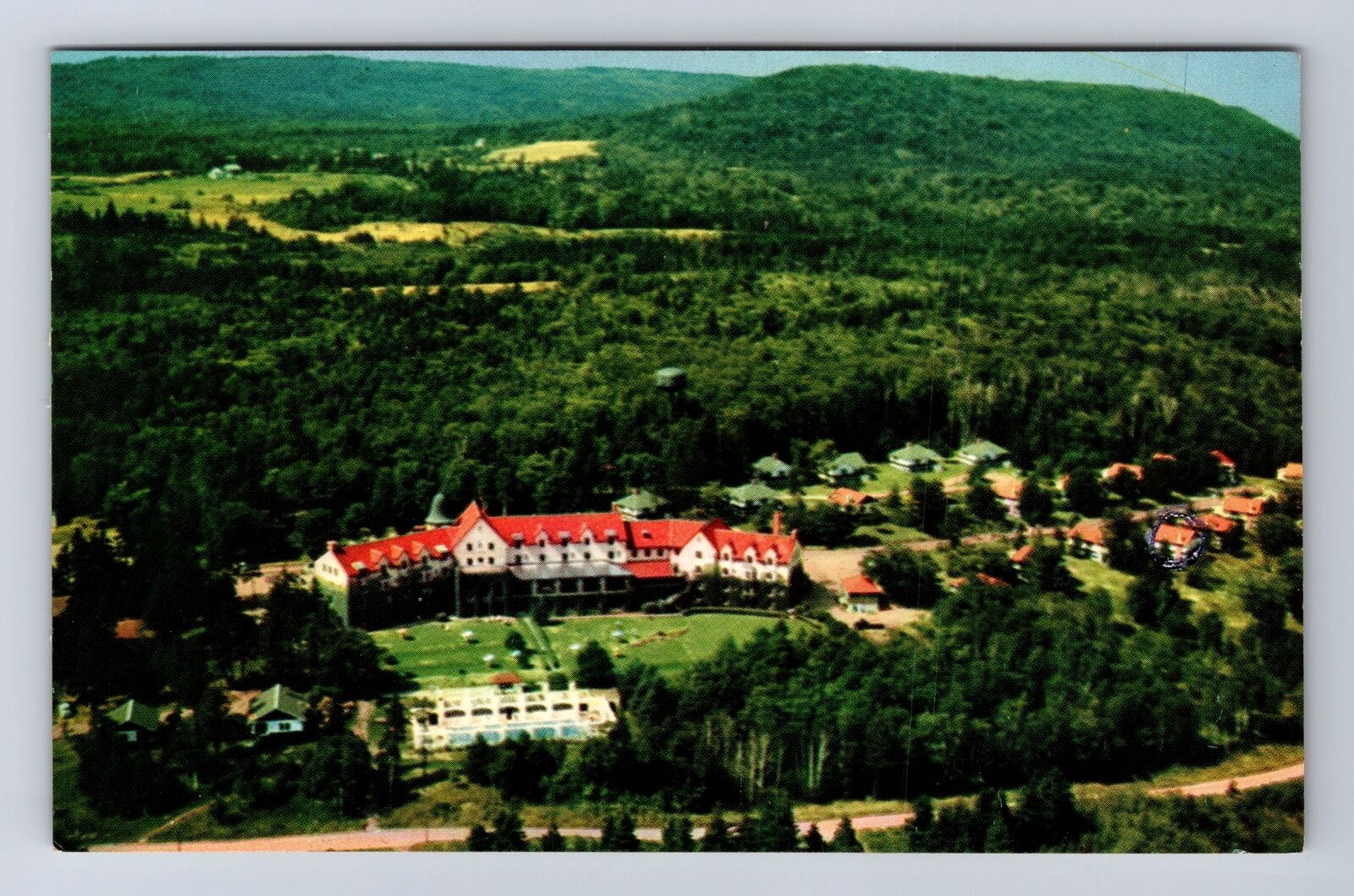 Digby-Nova Scotia, Aerial View The Pines Hotel, Souvenir Vintage Postcard