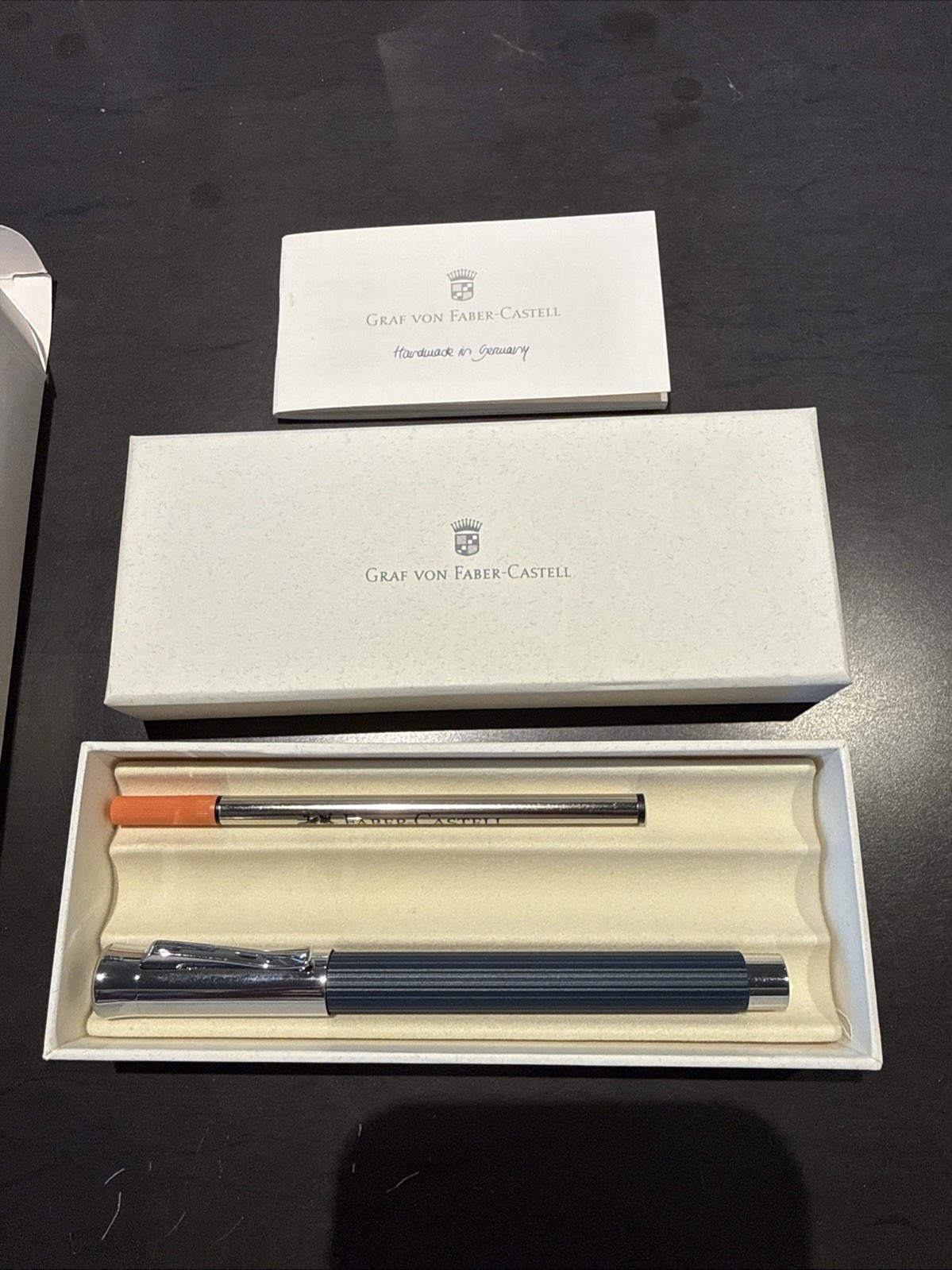 Graf von Faber Castell Midnight Blue Tamitio Ballpoint Pen NEW Graf von Faber Castell Midnight Blue Tamitio Ballpoint Pen NEW