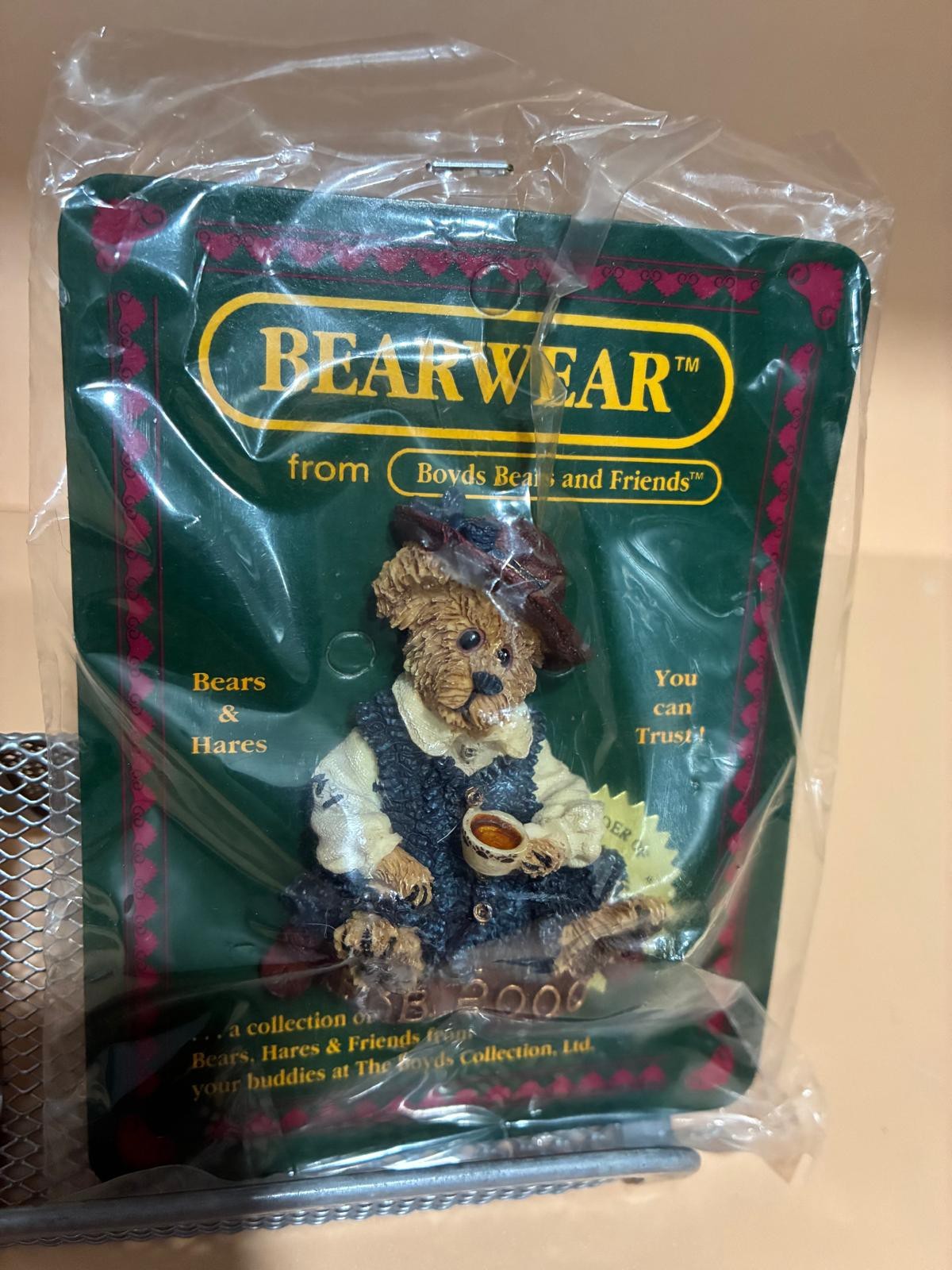 Bears Bearwear Pin Collection Caitlin Fine Cup Of Tea VTG 1995 Royal Order