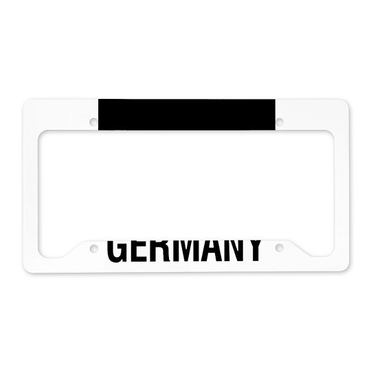 CafePress FLAG Of GERMANY License Plate Holder License Frame (1632251243)
