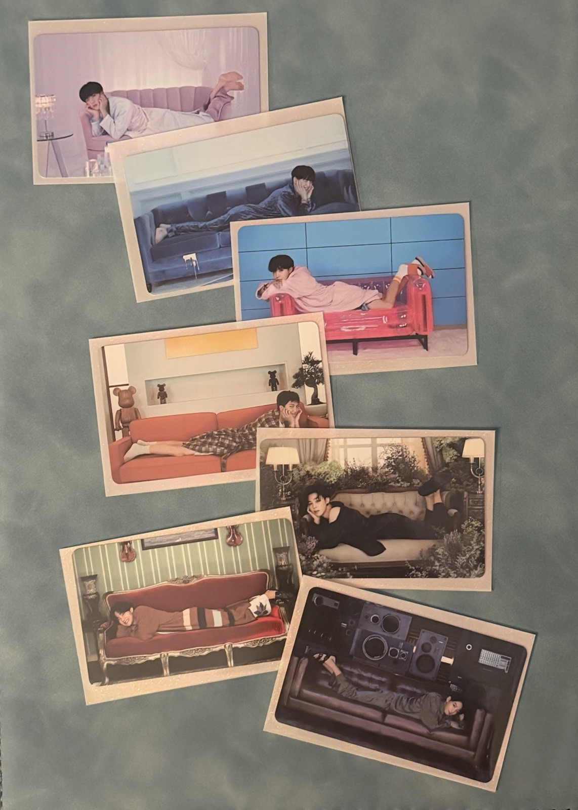 BTS BE￼album 7 set photo cards brand new