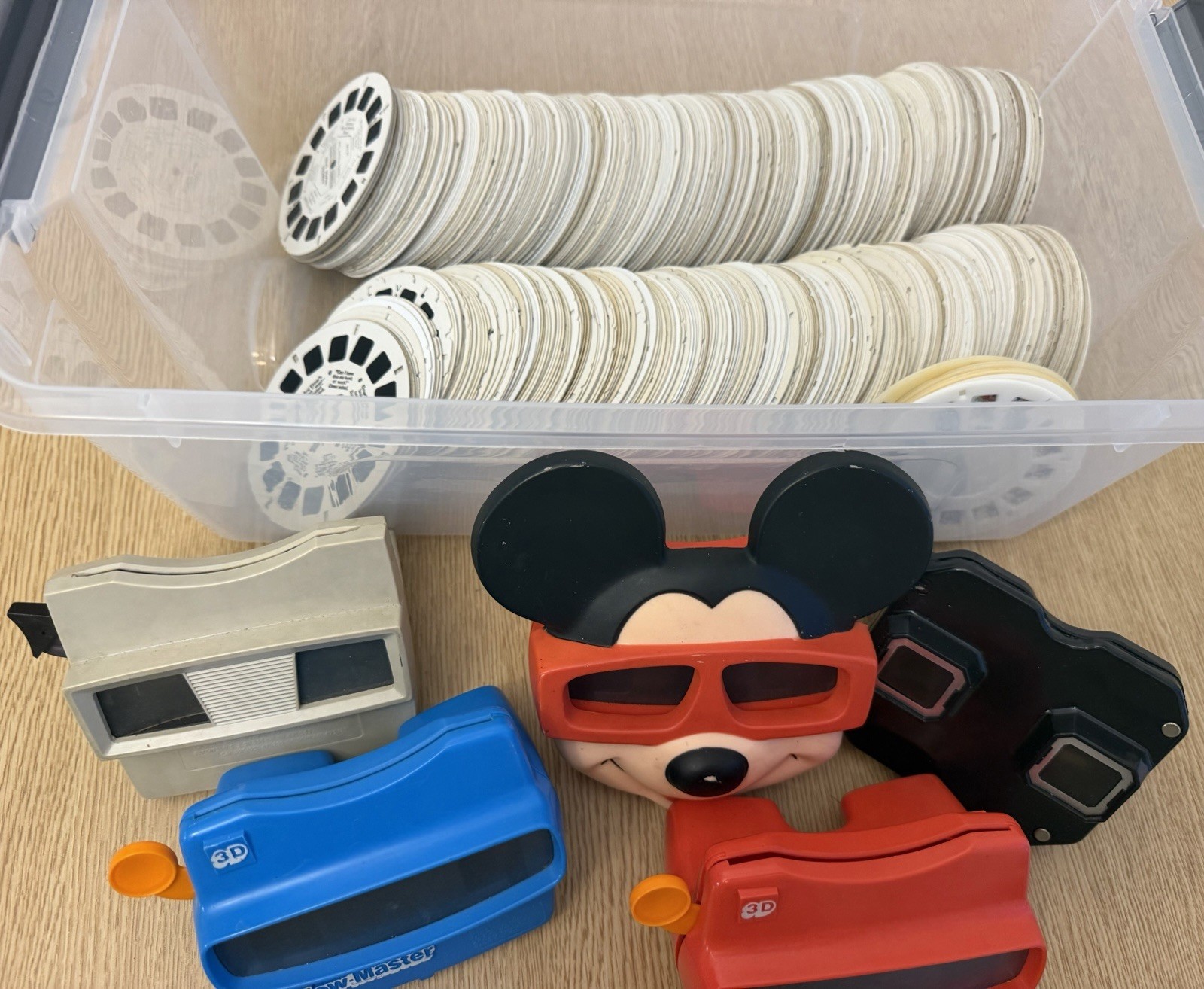 Huge Lot View Master Reels Collection (Over 500+ Reels)  5 Viewers Estate Find