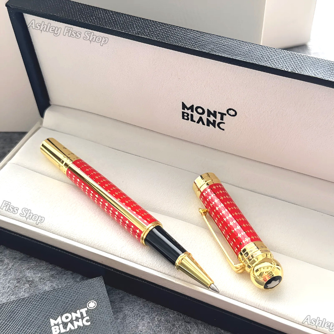 Montblanc Marilyn Monroe Special Edition Rollerball Pen Red Gold NIB With Box