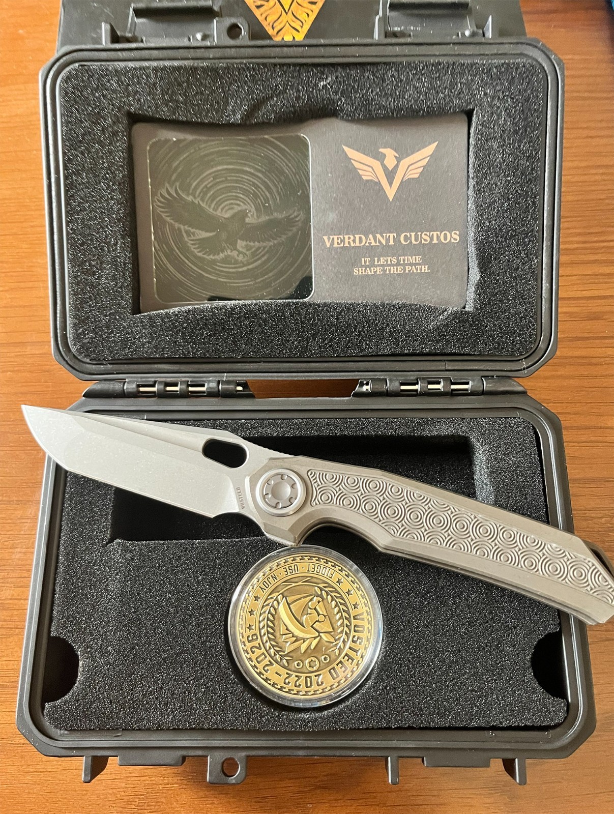 Vosteed Thunderbird V 4th Anniversary Antique Brasswash Ti M390
