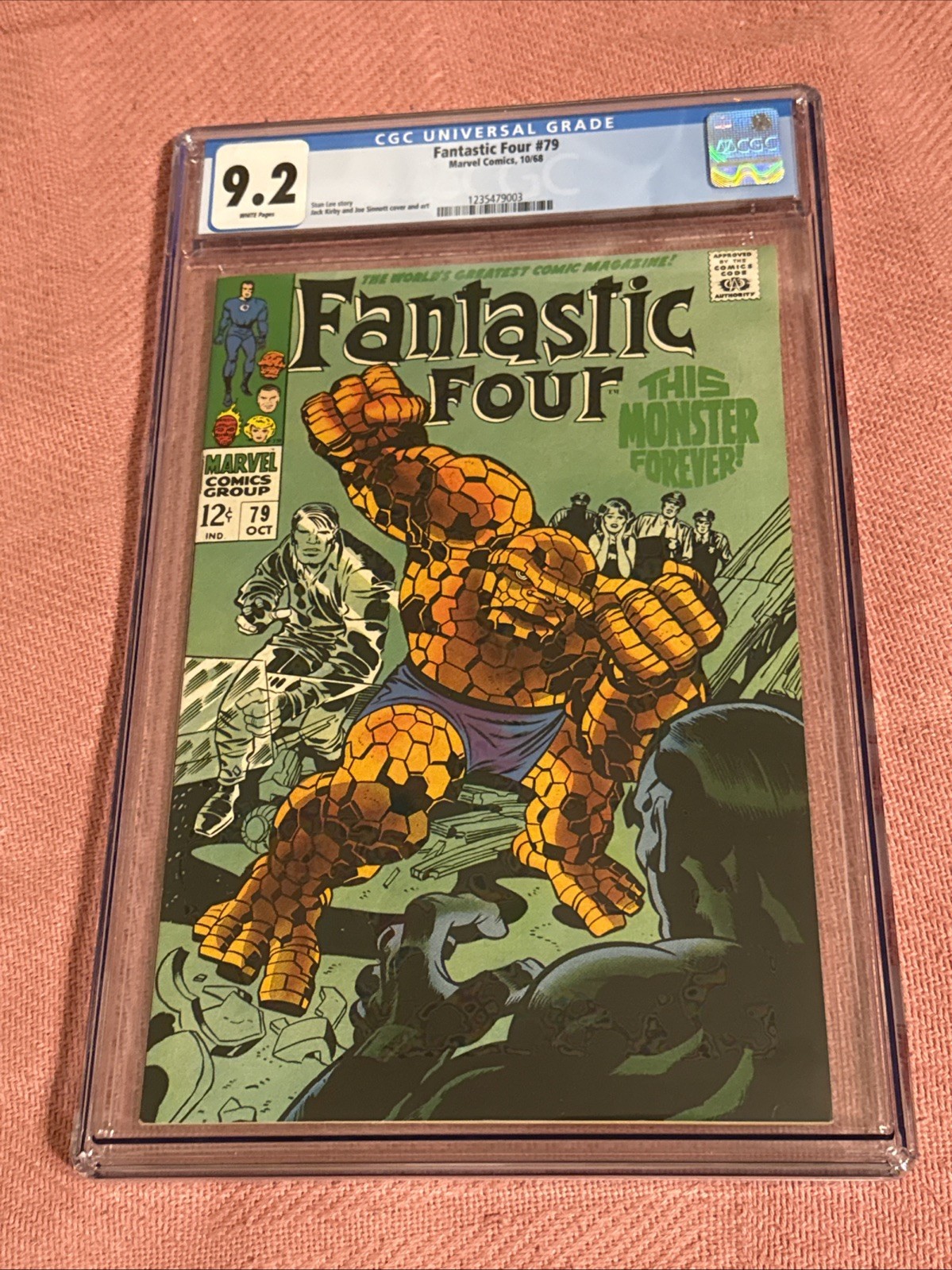 Fantastic Four #79, CGC 9.2, White Pages, Marvel Comics, 1968 Fantastic Four #79, CGC 9.2, White Pages, Marvel Comics, 1968