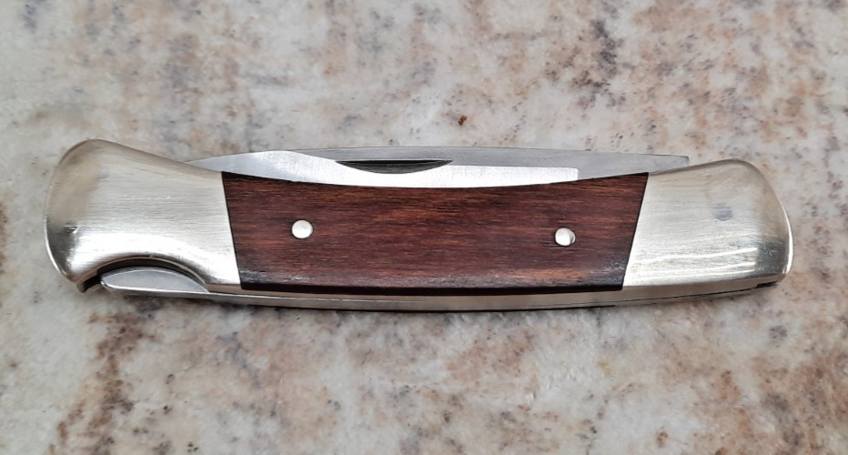 2004 Buck 503 Prince Folding Pocket Knife USA Wood Handle Lockback