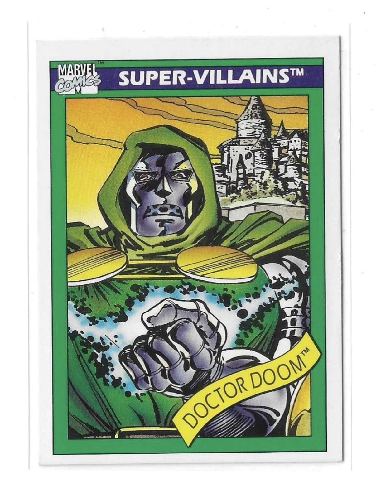 Dr. Doom 1990 Impel Marvel Comics Universe Series 1  Super Villains #60 GEM MINT