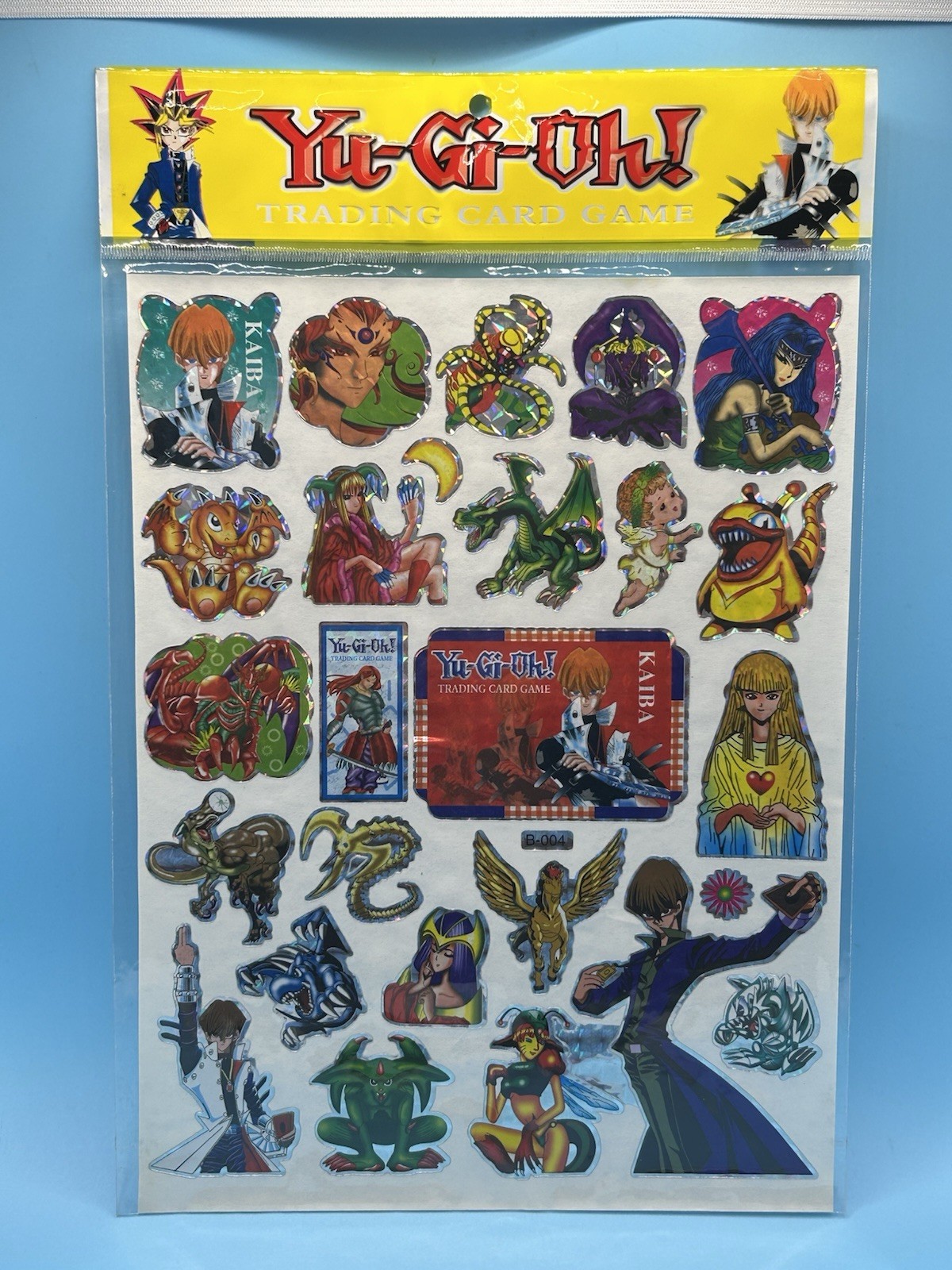 Vintage Sealed Yu-Gi-Oh Trading Card Game Sticker Sheet Anime TCG Stickers Vintage Sealed Yu-Gi-Oh Trading Card Game Sticker Sheet Anime TCG Stickers