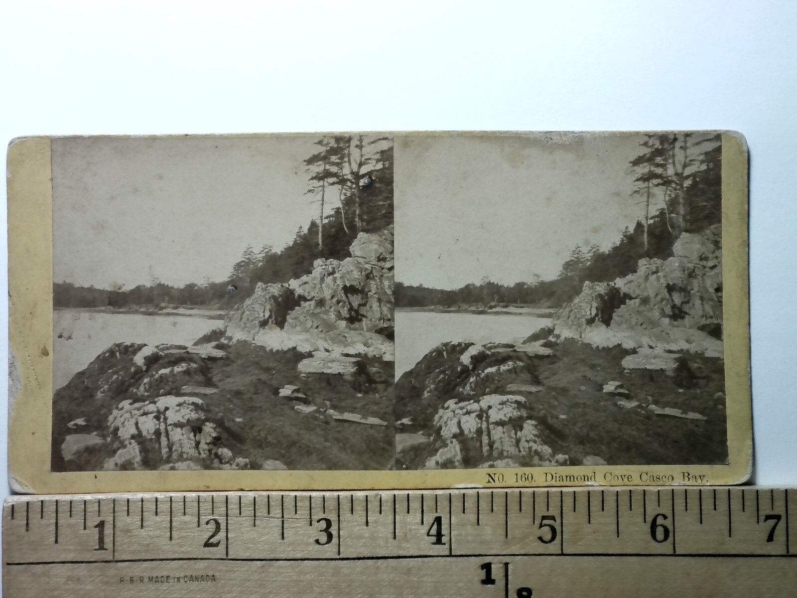 Diamond Cove Casco Bay Maine Stereoview Kilburn Brothers 1870s Diamond Cove Casco Bay Maine Stereoview Kilburn Brothers 1870s