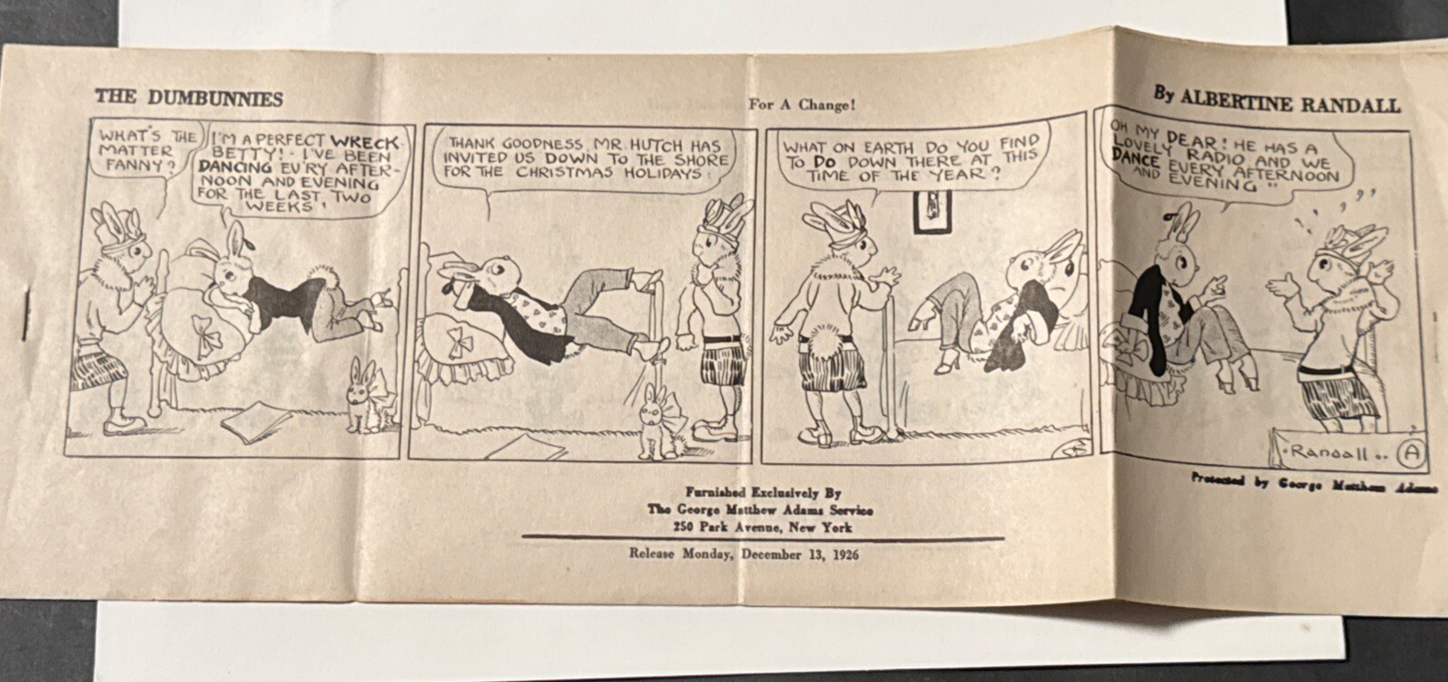 1926 The Dumbunnies Comic Strips (6)  