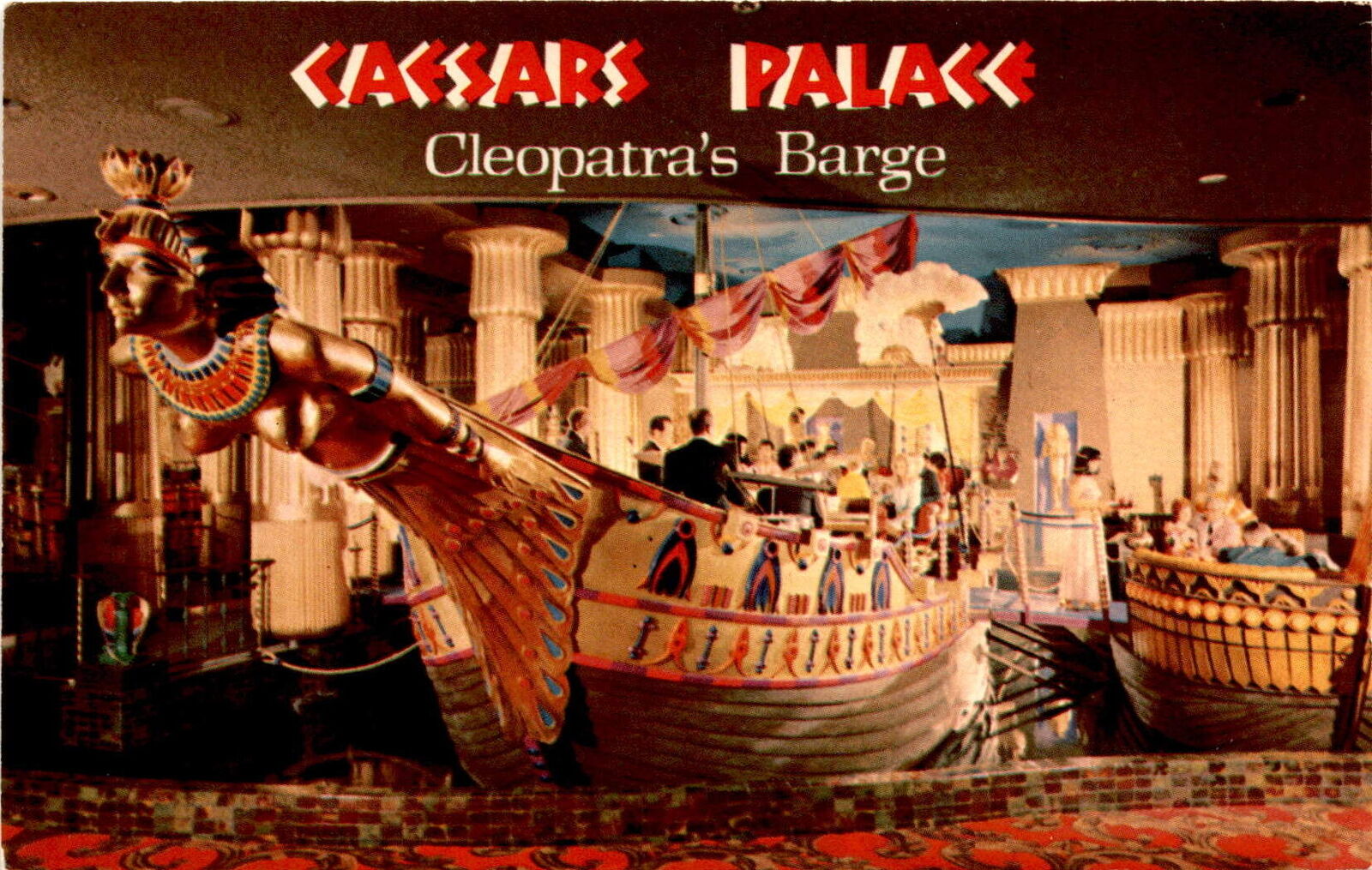 Cleopatra\'s Barge, Caesars Palace, Las Vegas, Nevada, luxury hotel Postcard