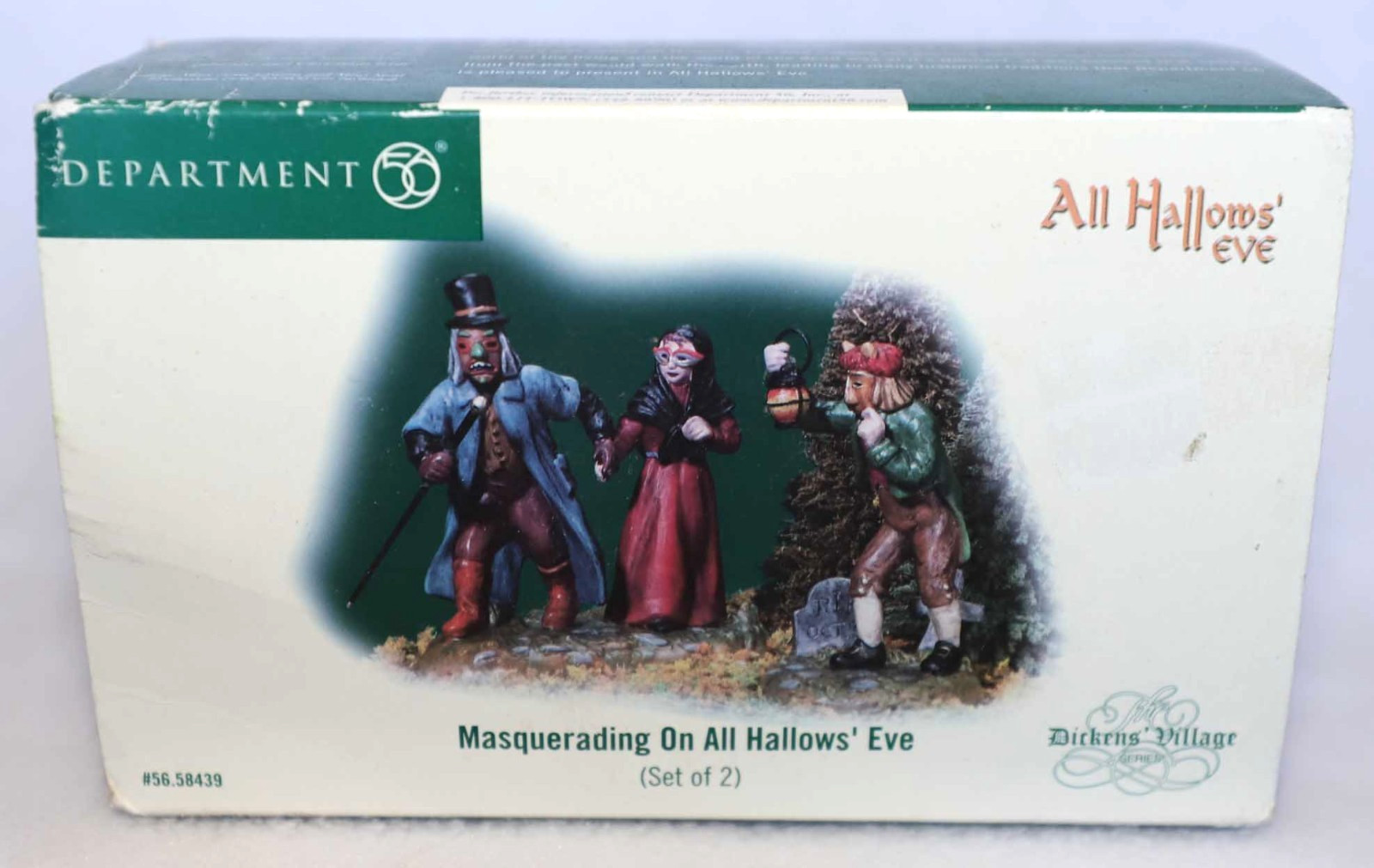 DEPT 56 MASQUERADING ON ALL HALLOWS\' EVE 58439  DICKENS SNOW VILLAGE CHRISTMAS