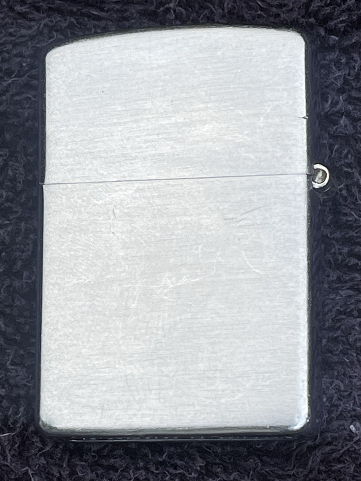 Original Vintage Old Zippo 3 Three Barrel Hinge Lighter 16 Hole Brushed Chrome