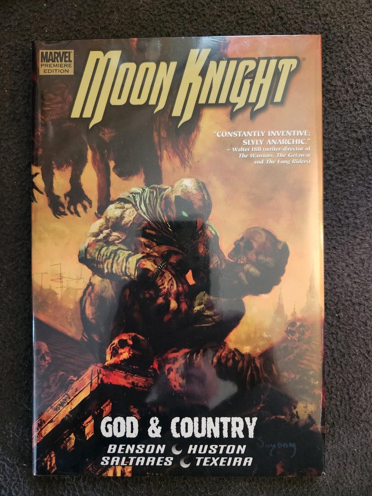 Moon Knight God & Country Vol 3 Hardcover Never-Read Brand-New Mint-Very Nice