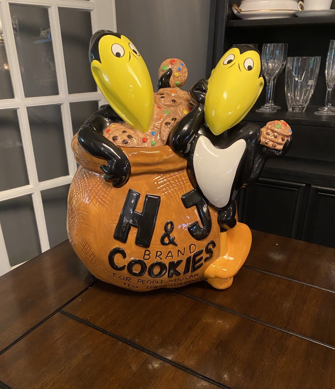 1998 Star Jars Heckle & Jeckle Cookie Jar MINT MATCHING ORIGINAL BOX 515 1998 Star Jars Heckle & Jeckle Cookie Jar MINT MATCHING ORIGINAL BOX 515