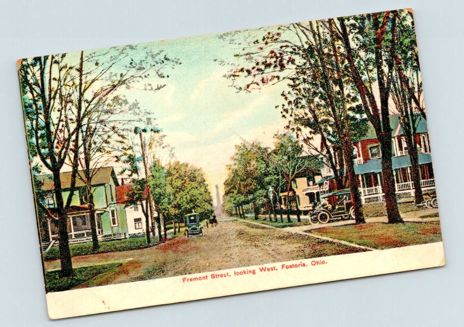 FOSTERIA OHIO FREMONT STREET LOOKING WEST AT OLD HOMES (D-35)