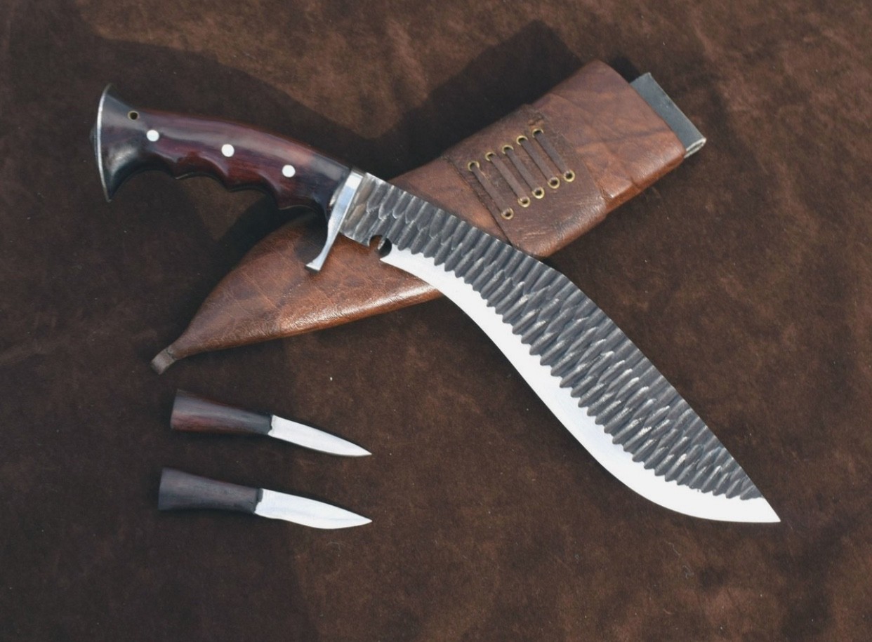 Handmade Nepalese Traditional Khukri Kukri Knife Hunting Full Tang 11” Blade