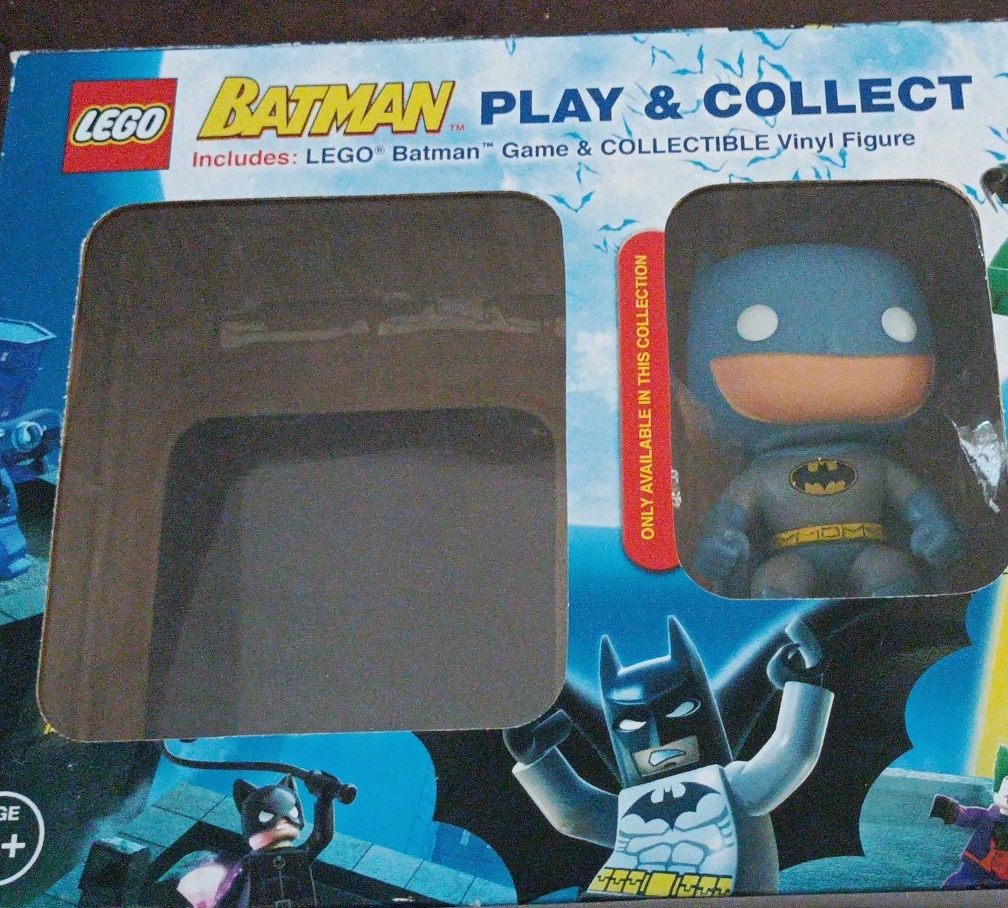 LEGO Batman Vinyl Figure Glow Exclusive Play & Collect Collectible  FUNKO ONLY