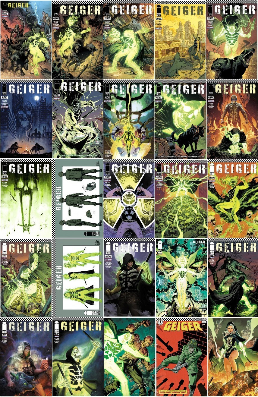 Geiger Complete 2024 Series #1-25 First Print Variant Cover Set