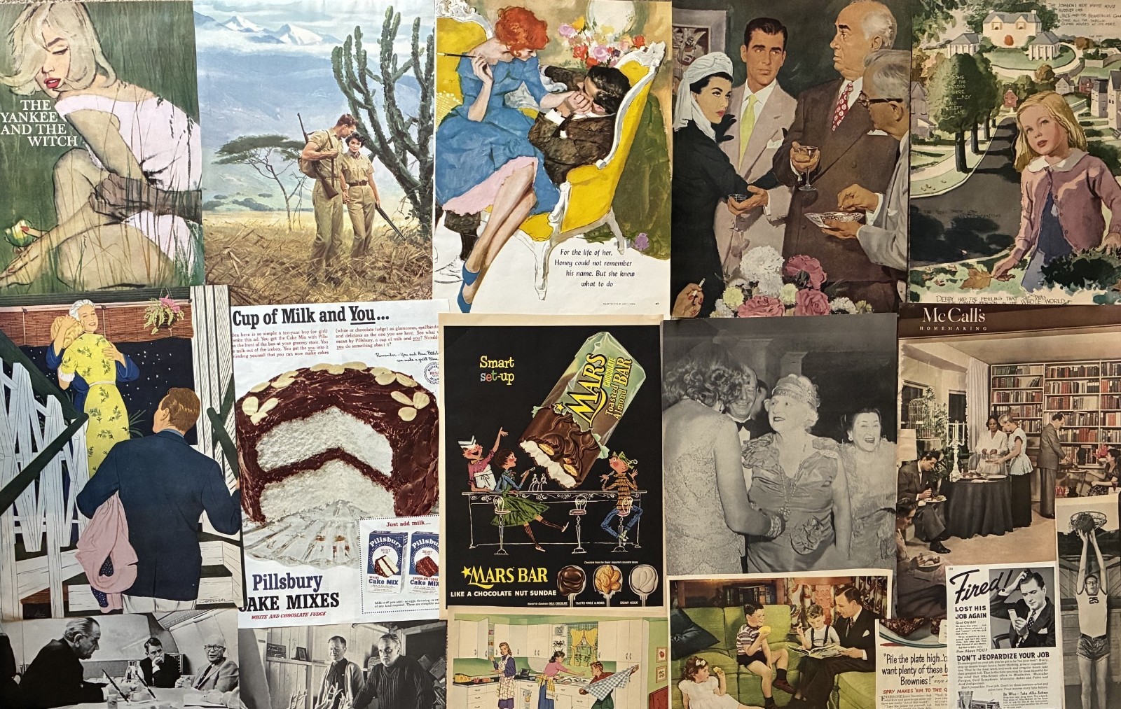 Lot 100+ 1930s-1970s~Ads & Cutouts~Ephemera~Junk Journals~Collage~Scrapbooking
