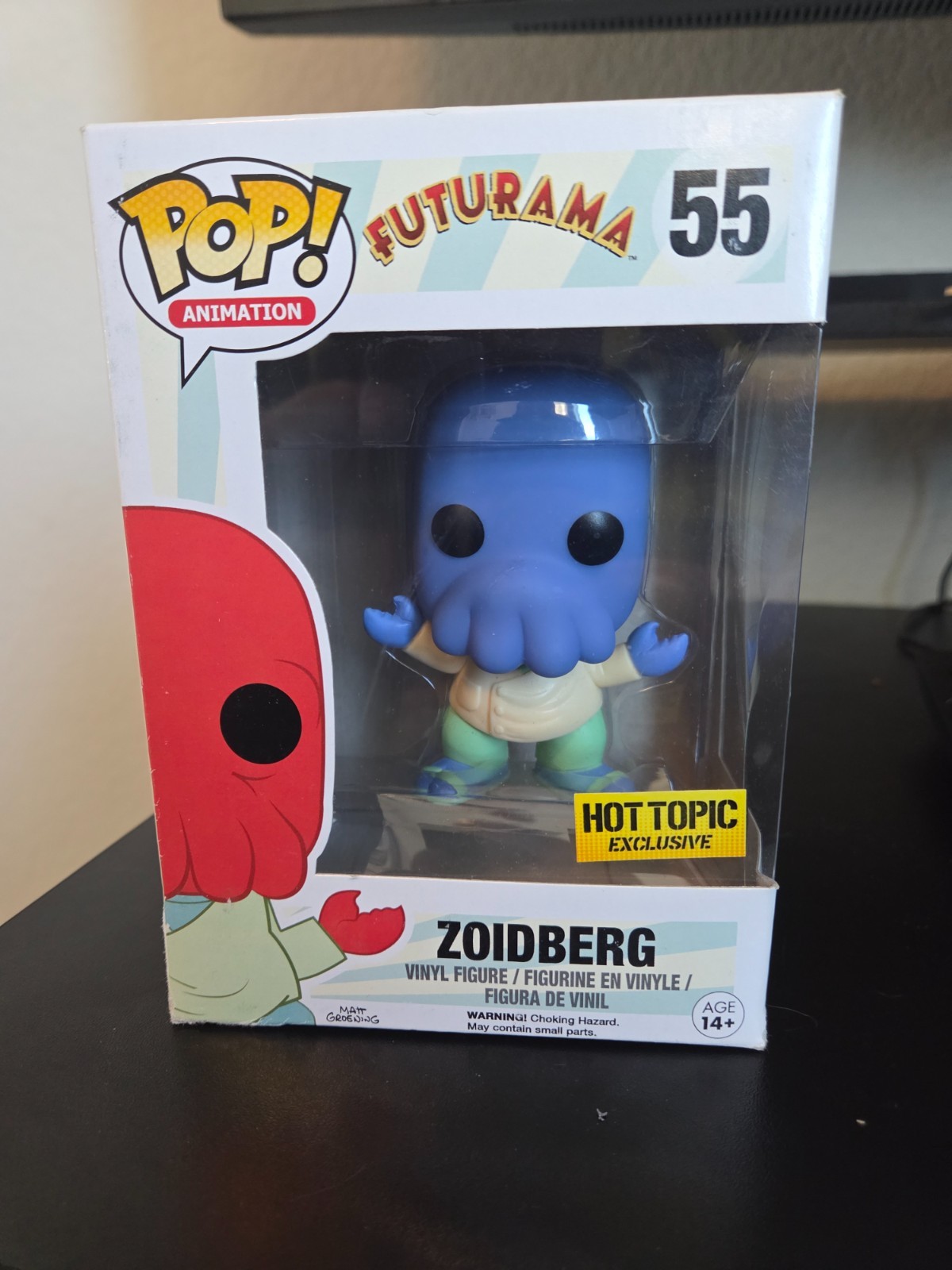 Funko Pop Futurama Blue Zoidberg #55 Hot Topic Exclusive Alternate Universe Funko Pop Futurama Blue Zoidberg #55 Hot Topic Exclusive Alternate Universe