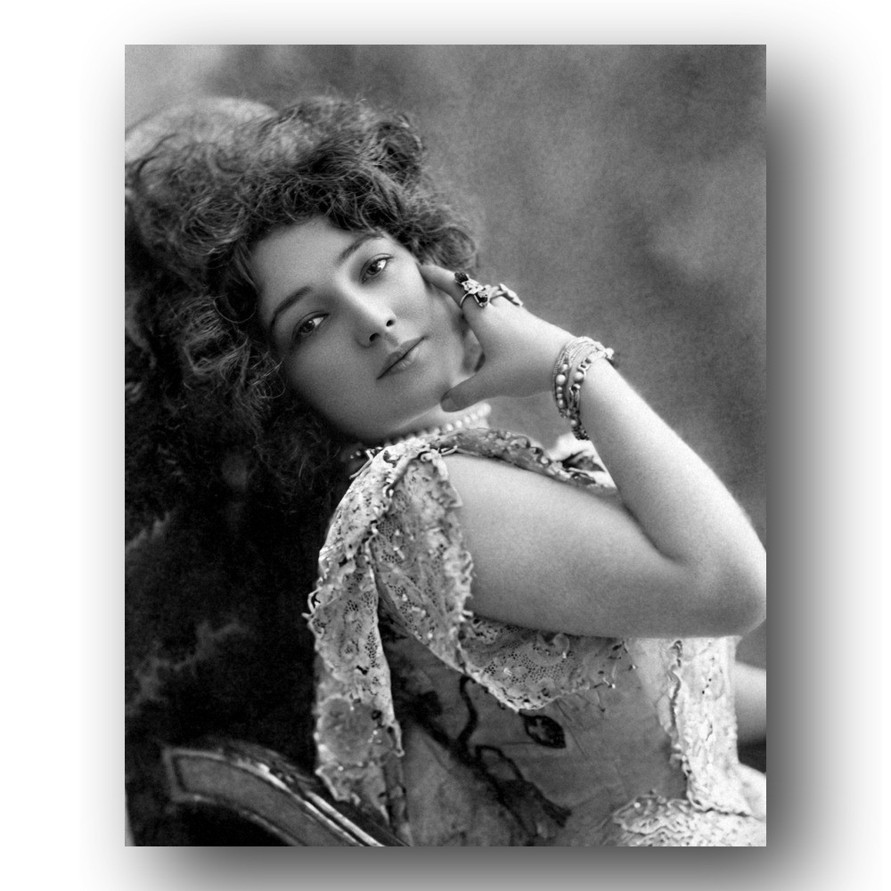 Anna Held Photo 8x10 Portrait Early 20th Century Stage Actress